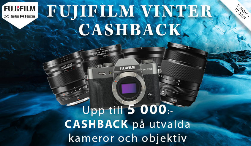 Fujifilm Vinter Cashback 2020